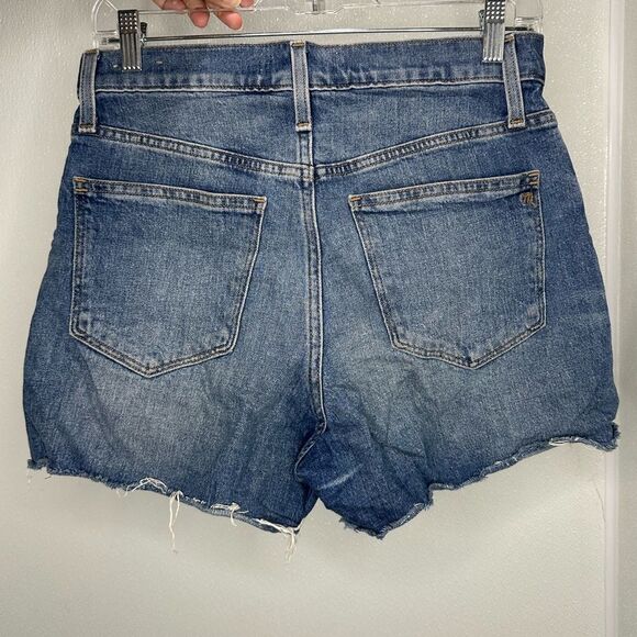 Madewell High-Rise Denim Button Fly Shorts Women’s 26 - Picture 4 of 5